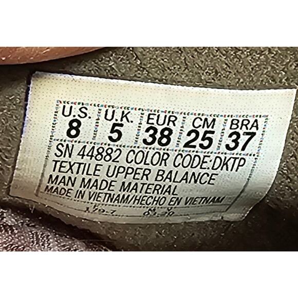 Sketchers Sz8 Air Cooled Cleo Honeycomb Flats‎ Oatmeal Brown Pointedtoes Textile - Picture 3 of 15